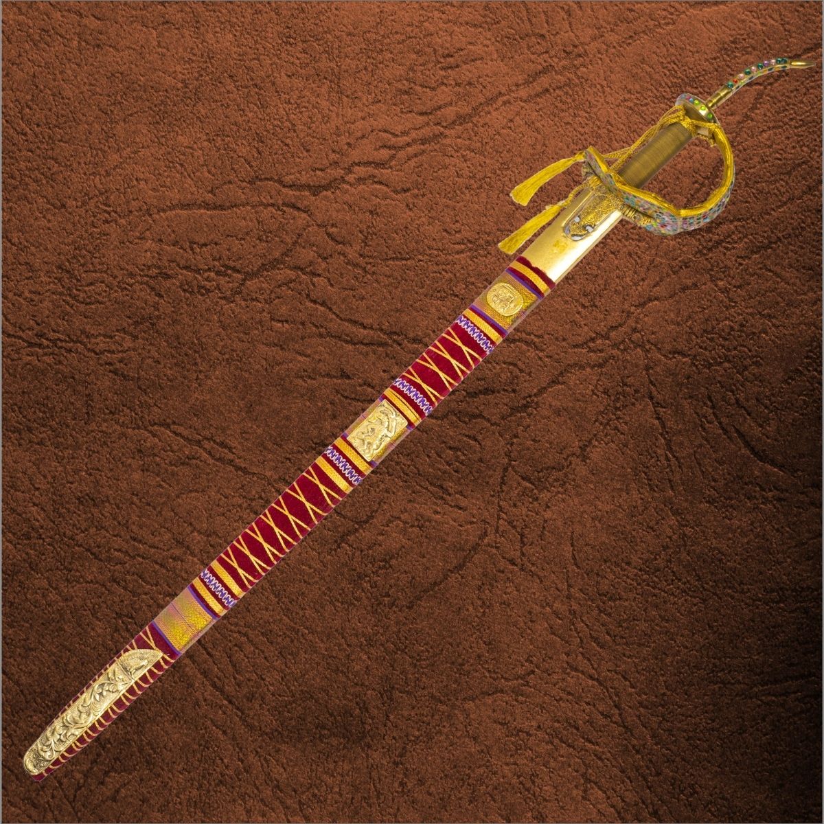 Bhawani Artistic Display Sword - OutdoorTravelGear.com