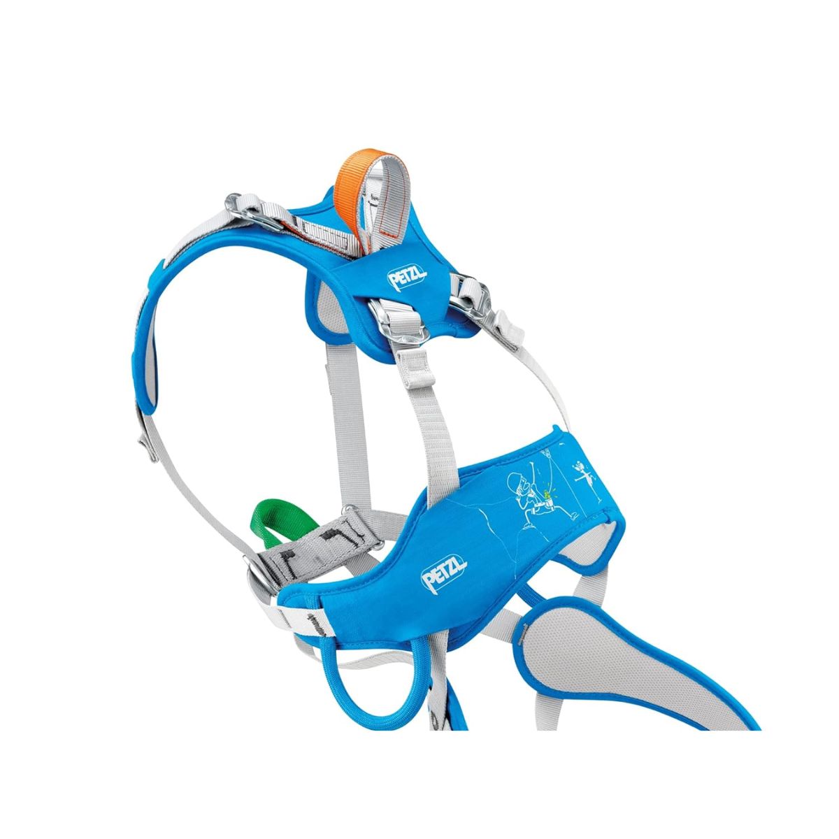 Ouistiti Harness for Kids - Blue 3