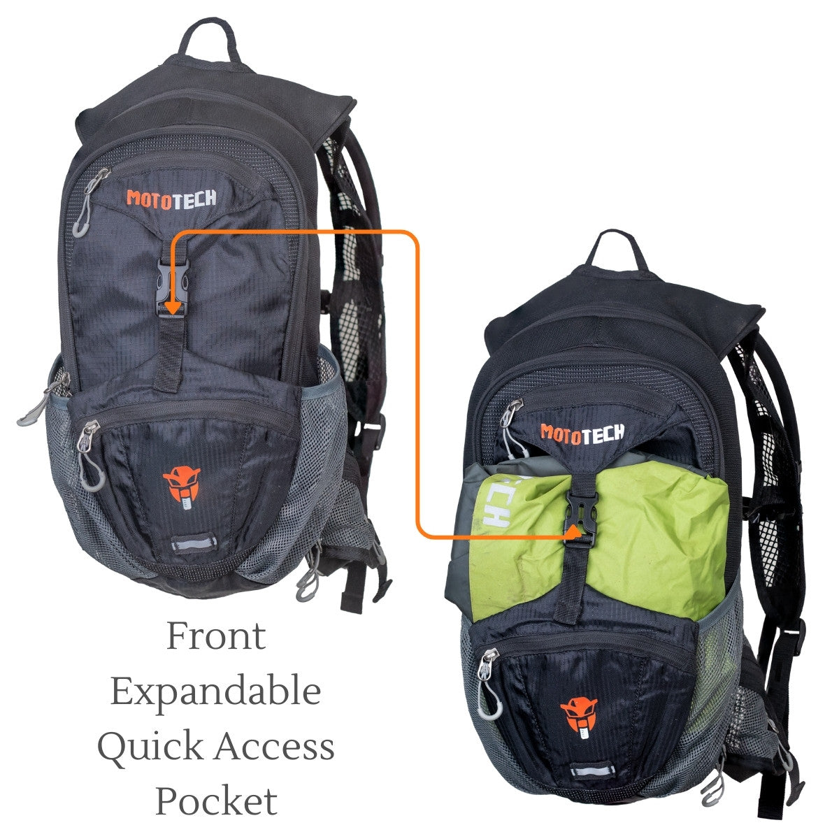 Stealth Hydration Backpack - 8 Litres - Black 5