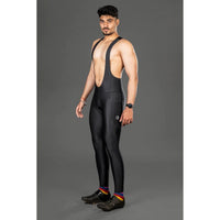 Mens Cycling Endurance Bib Full Tights - Gel Padded - Nightrider - OutdoorTravelGear.com