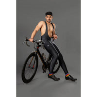 Mens Cycling Endurance Bib Full Tights - Gel Padded - Nightrider - OutdoorTravelGear.com