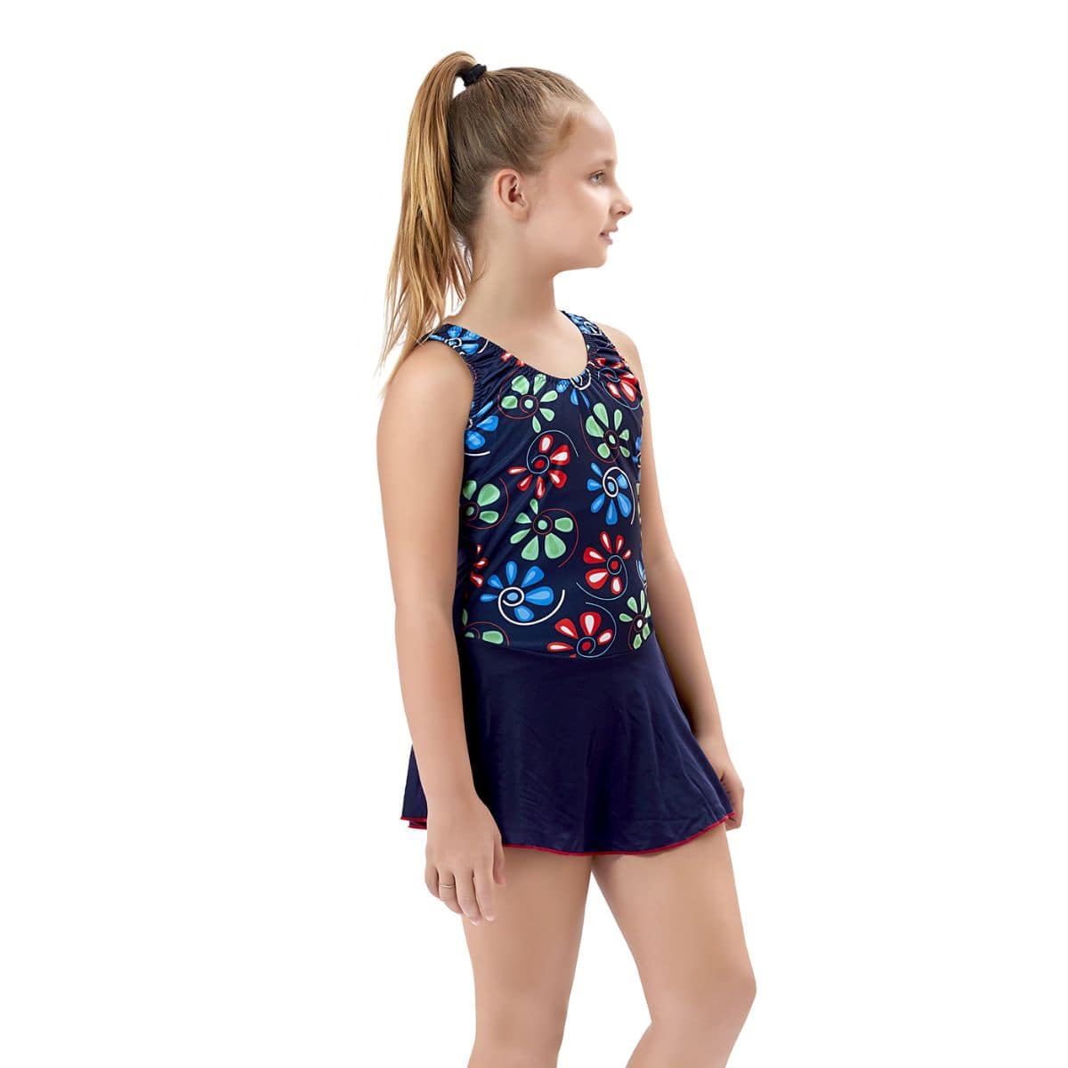 Kids Girl's Swim Wear - Swimming Dress - Blue - OutdoorTravelGear.com