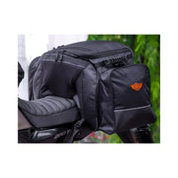Rhino Mini 50L Tail Bag with Rain Cover & Dry Bag - Black - 12