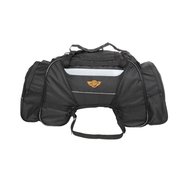 Rhino 70L Tail Bag with Rain Cover - Black - 2