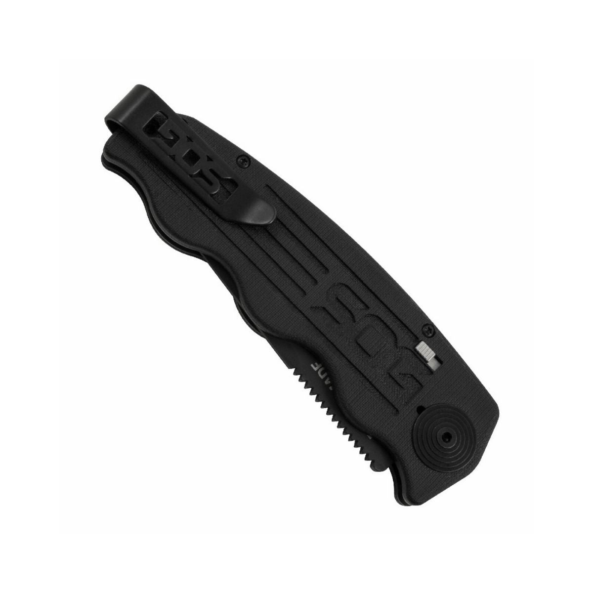 SOG TAC-OPS Auto 3.5" Black TiNi S35VN Blade TO1011-BX - Outdoor Travel Gear 7