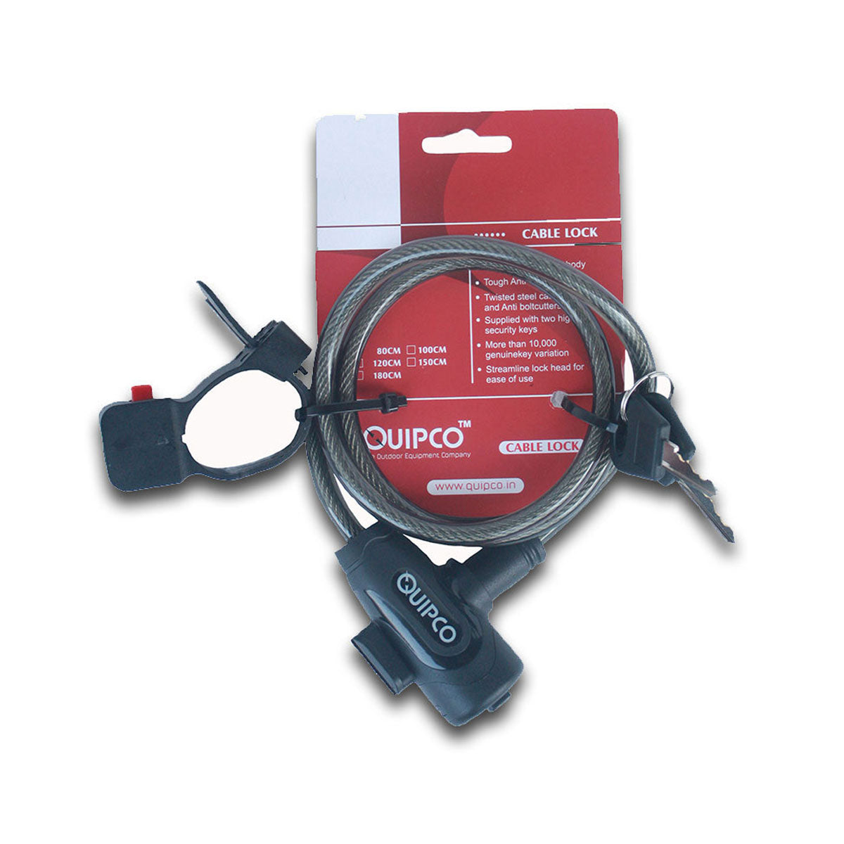 Quipco Cycle Lock / Motorcycle Helmet Lock - Outdoor Travel Gear 6