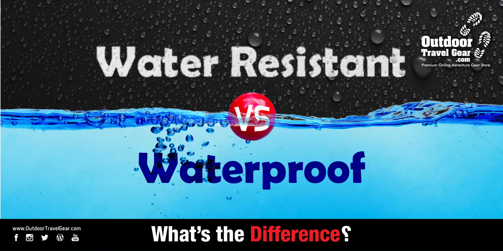 Water Proof vs. Water Resistant: What’s the Difference?