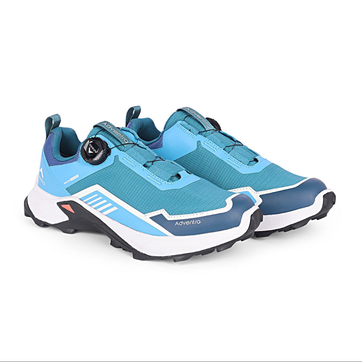 Men Waterproof Low-Top Hiking Shoes with Auto-Lacing | ET1102 - Blue - OutdoorTravelGear.com