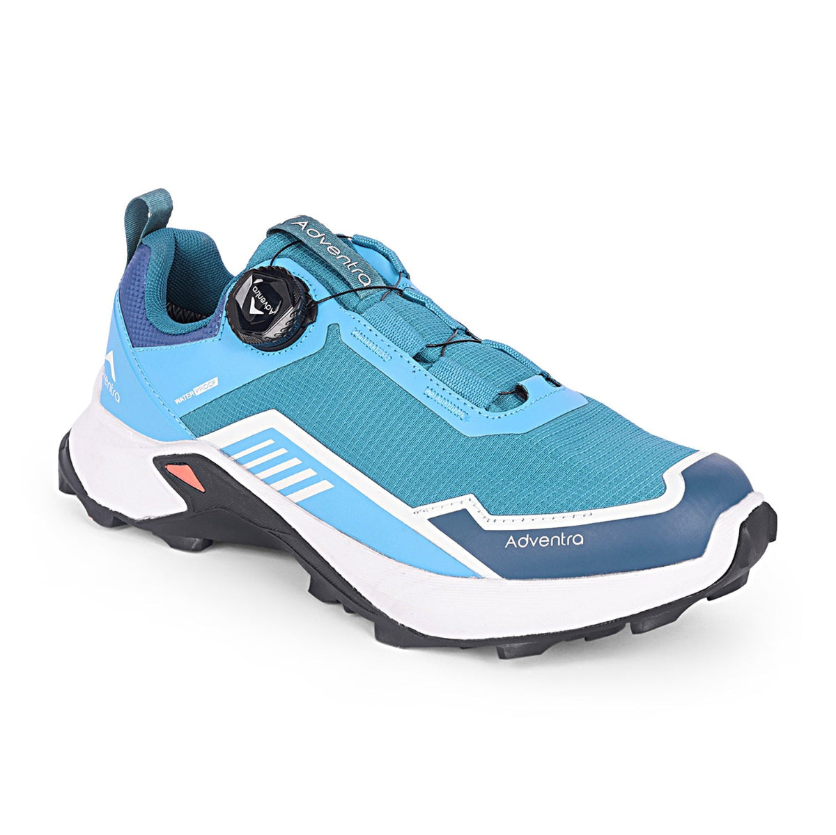 Men Waterproof Low-Top Hiking Shoes with Auto-Lacing | ET1102 - Blue - OutdoorTravelGear.com