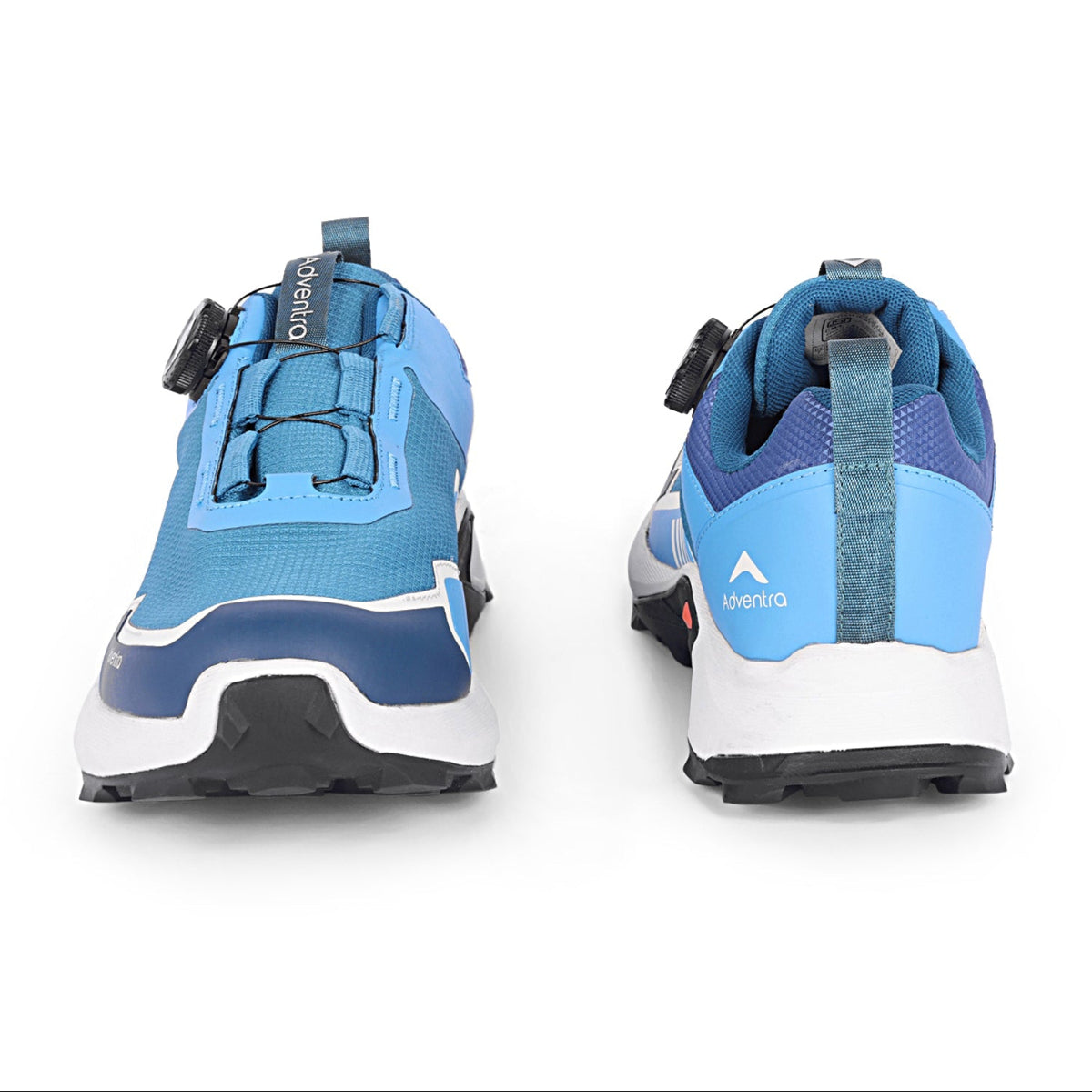 Men Waterproof Low-Top Hiking Shoes with Auto-Lacing | ET1102 - Blue - OutdoorTravelGear.com