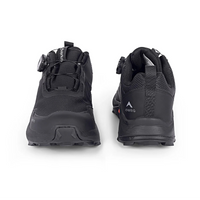Men Waterproof Low-Top Hiking Shoes with Auto-Lacing | ET1102 - Black - OutdoorTravelGear.com