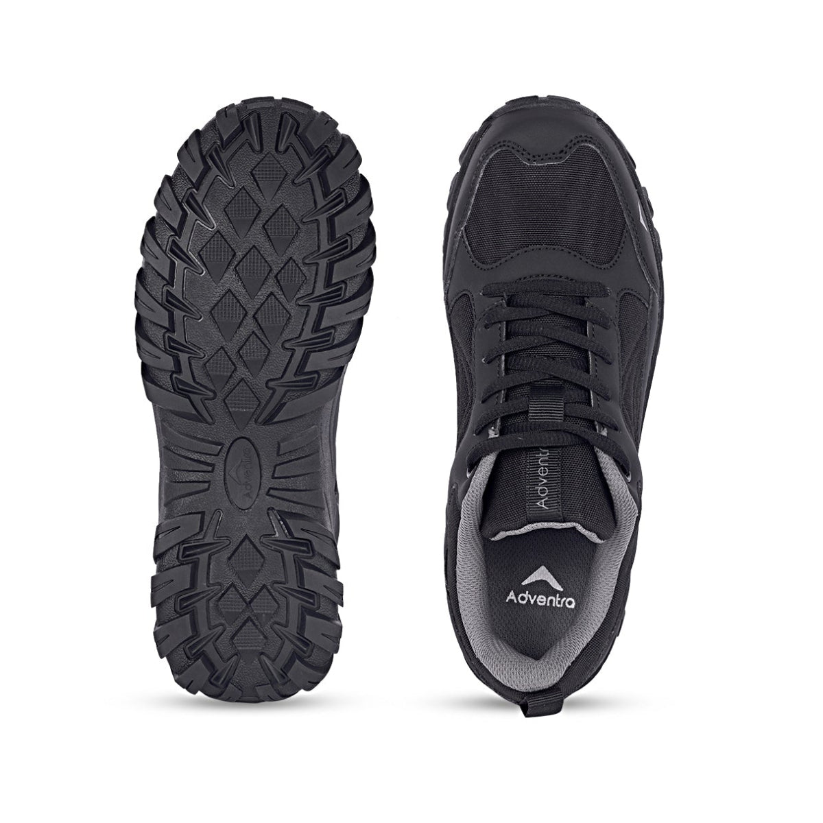Low-Top Hiking Shoes with Anti-Skid Rubber Sole | EH500 - Black - OutdoorTravelGear.com