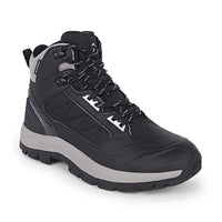 Men Waterproof Mid-Top Hiking Shoes with 3M Insulation | WH1104 - Black - OutdoorTravelGear.com