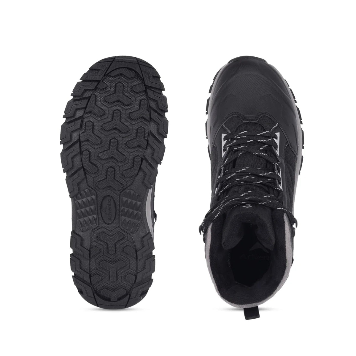 Men Waterproof Mid-Top Hiking Shoes with 3M Insulation | WH1104 - Black - OutdoorTravelGear.com