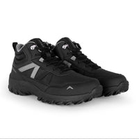 Men Mid-Top Hiking Shoes with Anti-Skid Full Rubber Sole | EH900 - Black - OutdoorTravelGear.com
