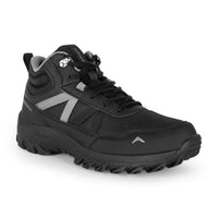 Men Mid-Top Hiking Shoes with Anti-Skid Full Rubber Sole | EH900 - Black - OutdoorTravelGear.com