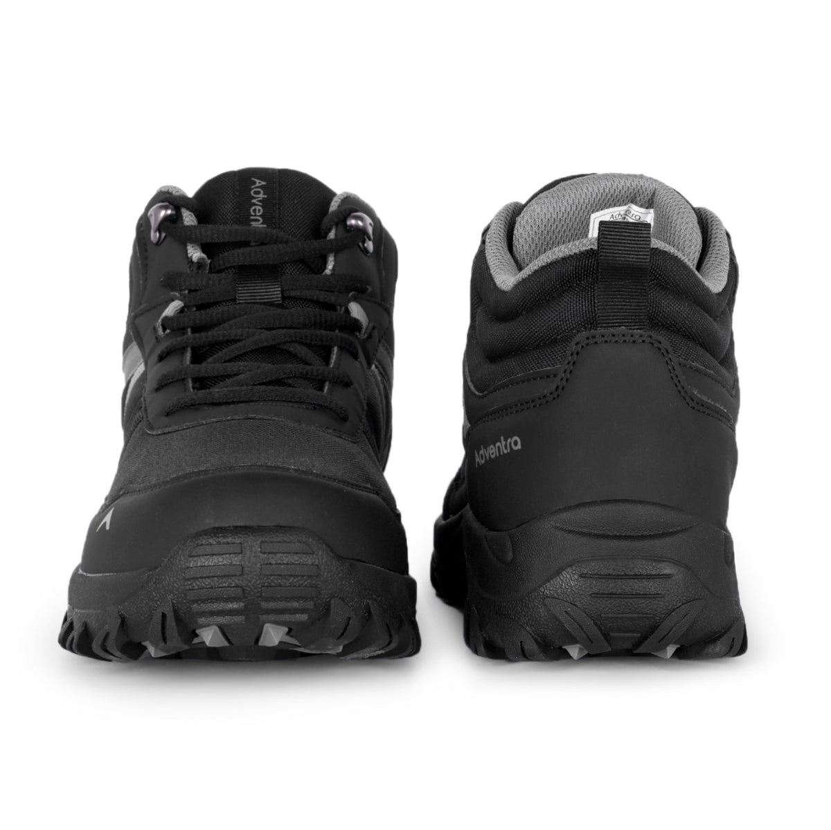 Men Mid-Top Hiking Shoes with Anti-Skid Full Rubber Sole | EH900 - Black - OutdoorTravelGear.com