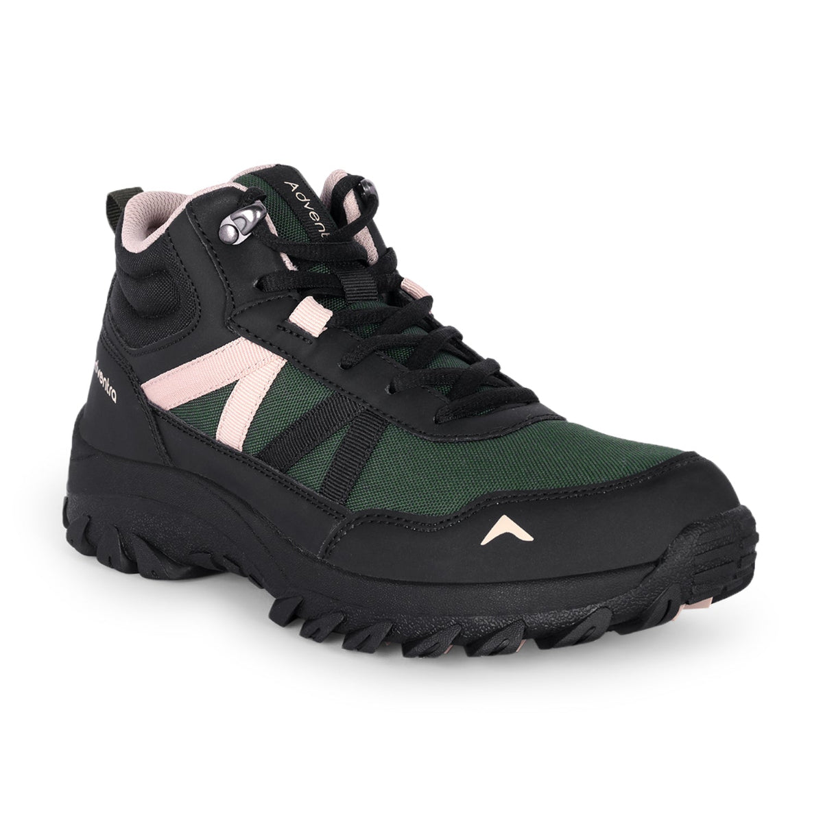 Men Mid-Top Hiking Shoes with Anti-Skid Full Rubber Sole | EH900 - Green - OutdoorTravelGear.com