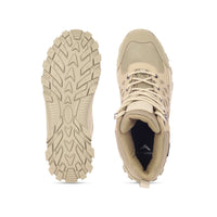 Men Waterproof High-Top Hiking Shoes with Cushioned Comfort | WH1108 - Beige - OutdoorTravelGear.com