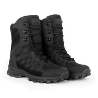 Men Waterproof High-Top Hiking Shoes with Cushioned Comfort | WH1108 - Black - OutdoorTravelGear.com