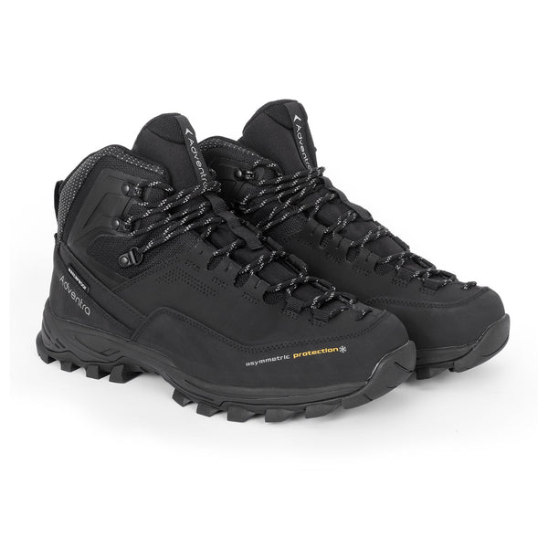 Men Waterproof Mid-Top Hiking Shoes with 3M Insulation | WH1106 - Black - OutdoorTravelGear.com