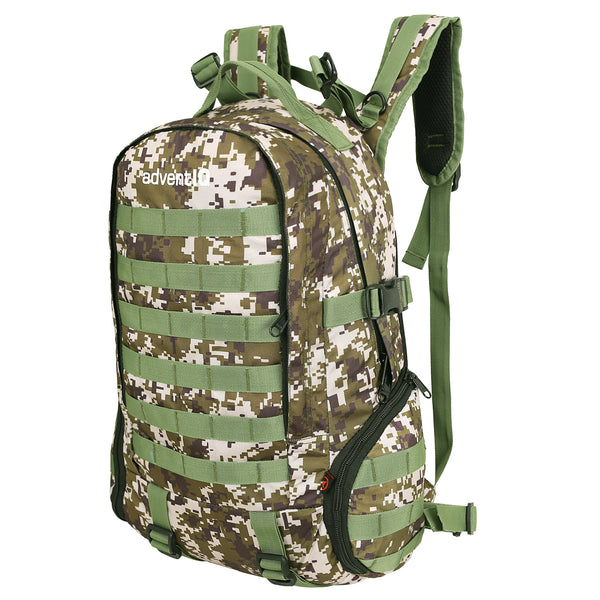 Climber Military-Army Tactical Backpack - 28L - Military Camouflage - OutdoorTravelGear.com