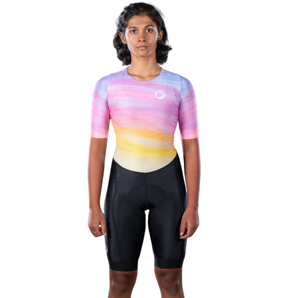 Womens Cycling Speedsuit - BackZipped | Pastel - OutdoorTravelGear.com
