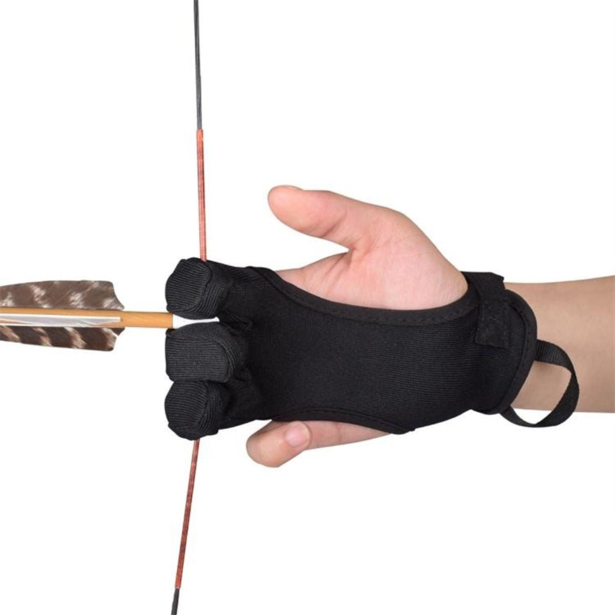 Nylon Glove Type Finger Guard - 42FT08 - Archery Equipment 1