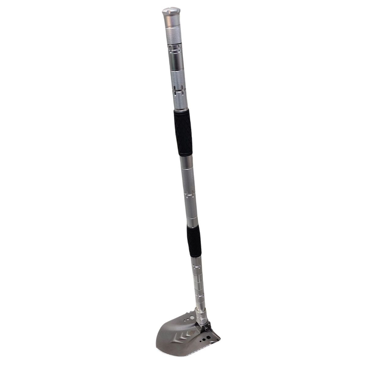 Multi-Function Survival Shovel TFS01-1 - Silver - OutdoorTravelGear.com