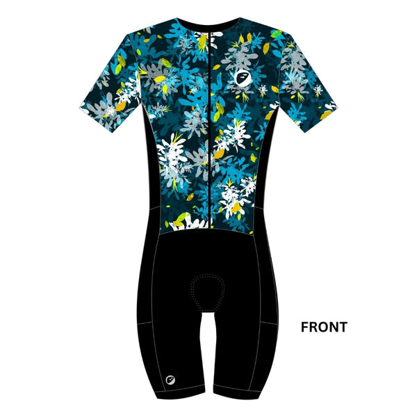 Womens Triathlon Trisuit | Butterfly - Petals - OutdoorTravelGear.com