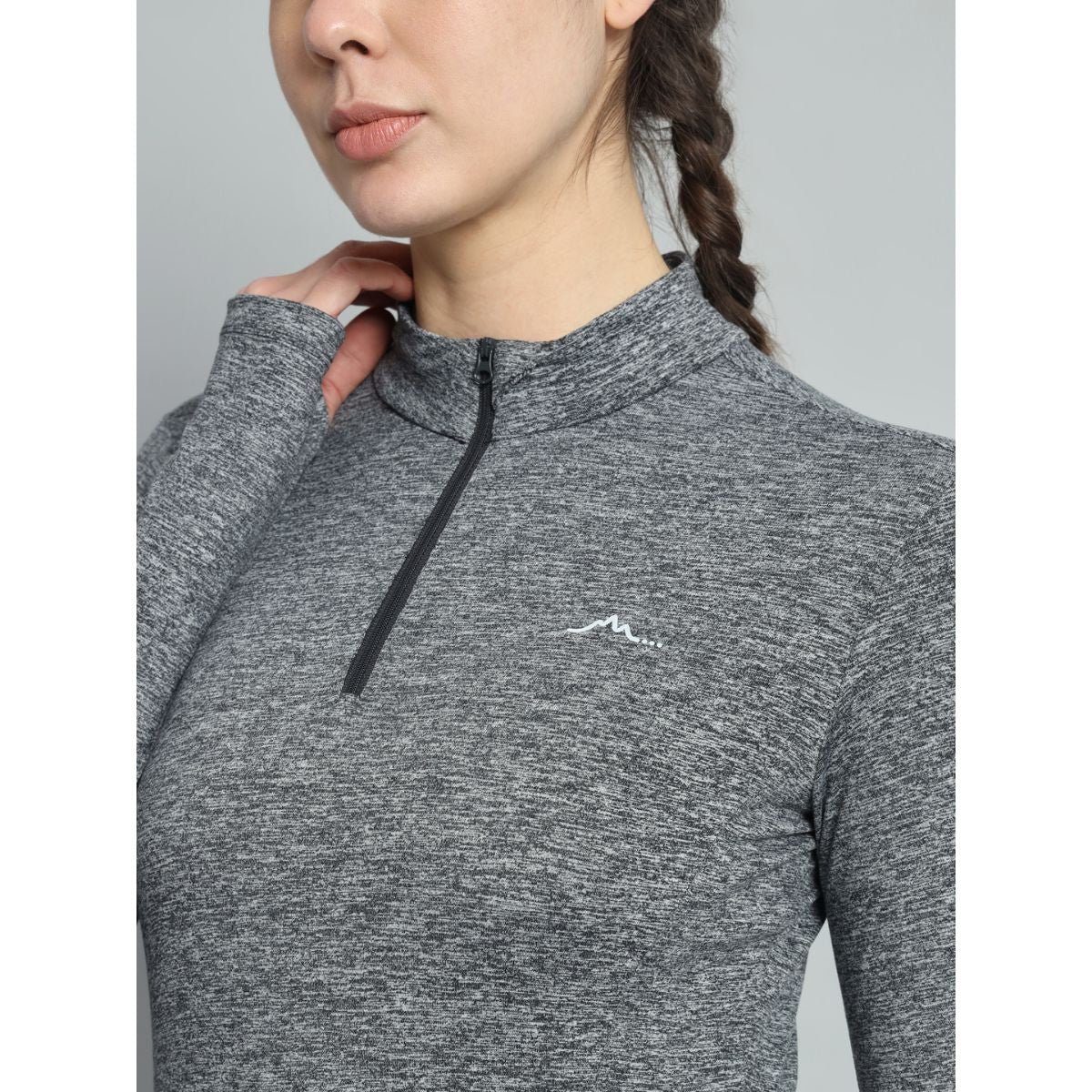 Women's Nomadic Full Sleeves T-Shirt / Baselayer - Charcoal Gray 5