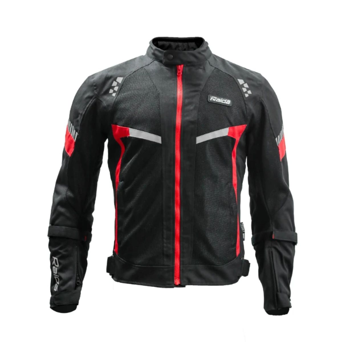 BOLT Motorcycle Riding Jacket with Armours - Red