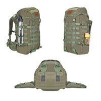 Rimpac Rucksack With Rain Cover - 45-50 Litres - Olive Green - OutdoorTravelGear.com