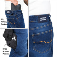 Shadow 2.0 - Riding Jeans - Dark Blue - CORE-X - OutdoorTravelGear.com