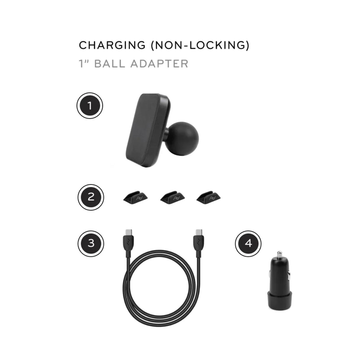 1 inch Ball Mount Adapter for Car - Charging Model 10