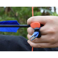 Leather Finger Tab - Left-Handed - 42FT05 - Archery Equipment 2