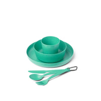 Camp Dinnerware Set - 6 Piece Set - Blue - OutdoorTravelGear.com