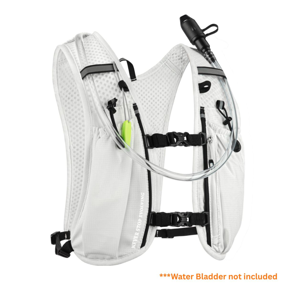 Endurance Hydration Pack – Lightweight Riding, Cycling & Running Vest - White - OutdoorTravelGear.com