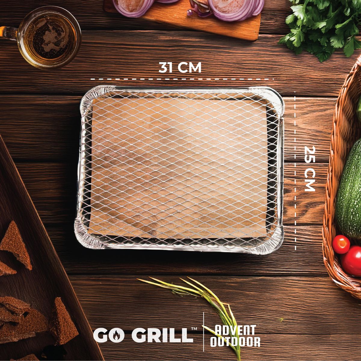 Go Grill - Instant Lighting Disposable Barbeque Grill - OutdoorTravelGear.com