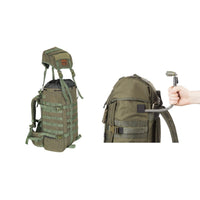 Rimpac Rucksack With Rain Cover - 45-50 Litres - Olive Green - OutdoorTravelGear.com