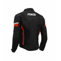 BOLT Motorcycle Riding Jacket with Armours - Red