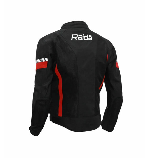 BOLT Motorcycle Riding Jacket with Armours - Red