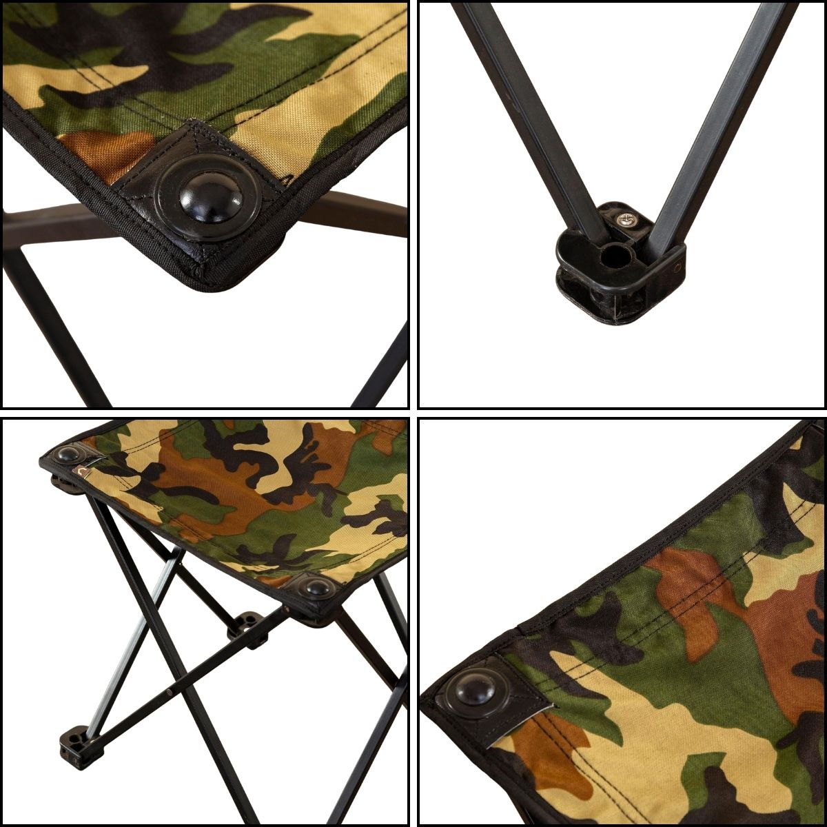 Foldable Camping Stool - Camouflage - OutdoorTravelGear.com
