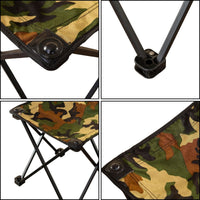 Foldable Camping Stool - Camouflage - OutdoorTravelGear.com