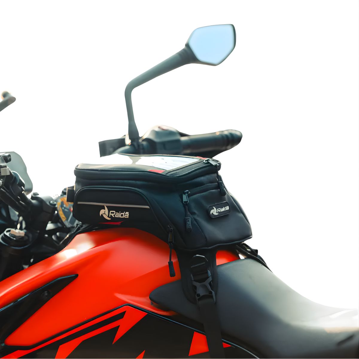 Compass X8 Motorcycle Tank Bag - Black - OutdoorTravelGear.com