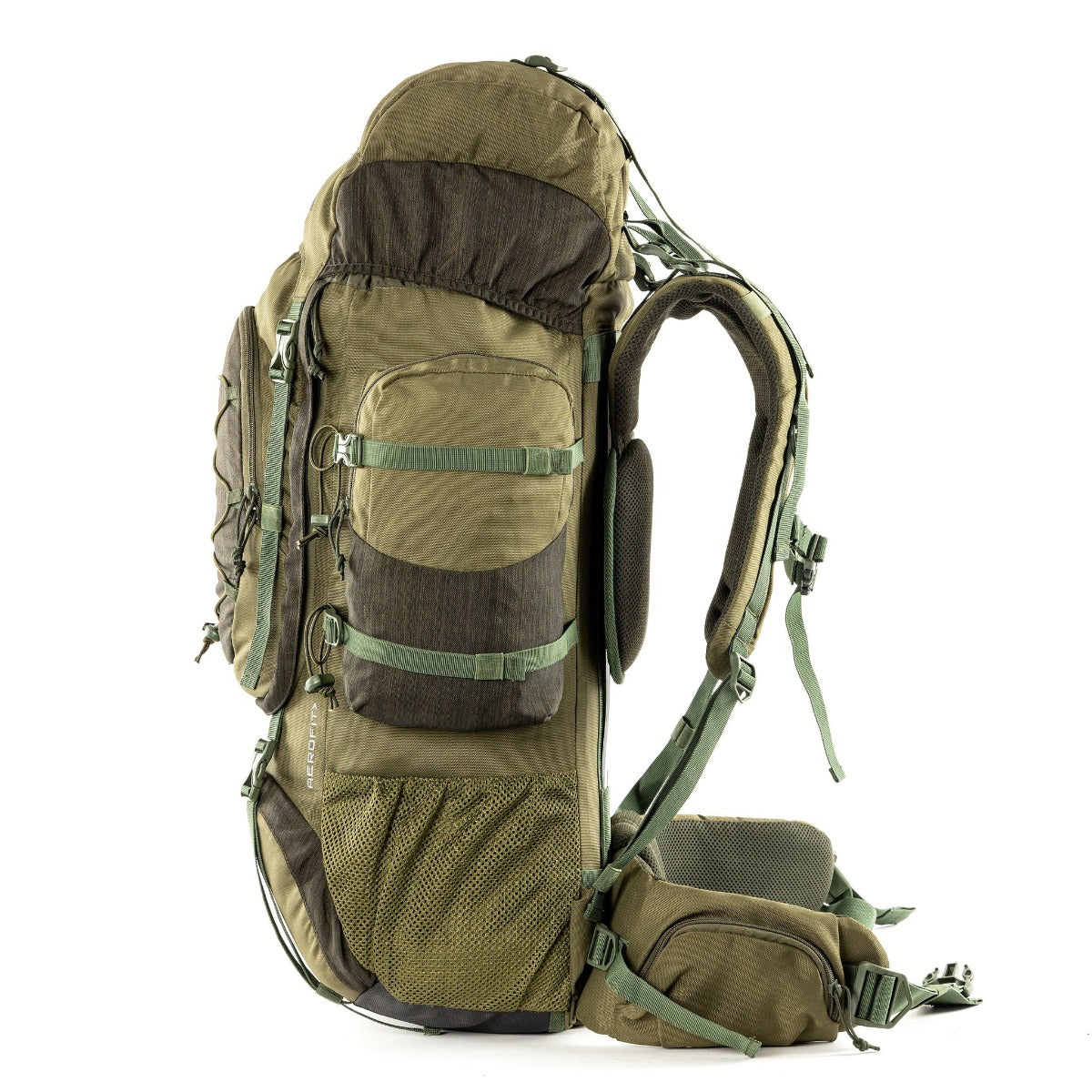 Walker Pro Trekking and Hiking Rucksack - 80 Litre - Olive Green 5