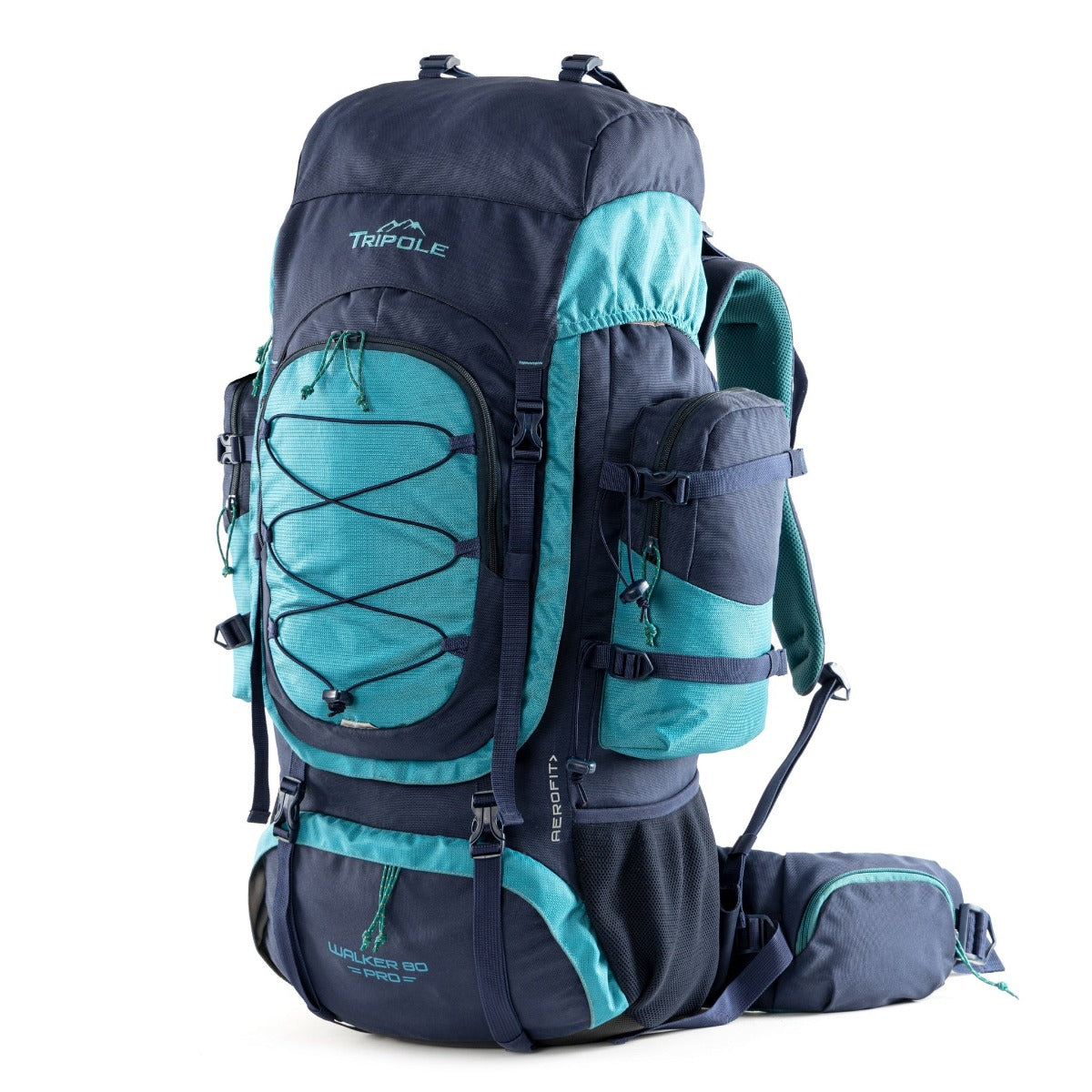 Walker Pro Trekking and Hiking Rucksack - 80 Litre - Blue 1