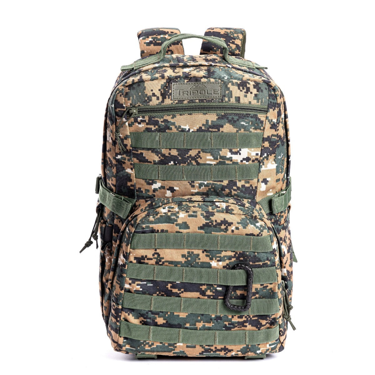 Captain Tactical Backpack with MOLLE Webbing and Carabiner -  25 Litres - Digital Camouflage 2
