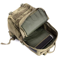Captain Tactical Backpack with MOLLE Webbing and Carabiner -  25 Litres - Army Green 6