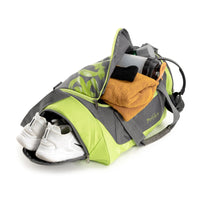 Blaze Gym & Sports Duffel Bag - Grey + Neon Yellow 4
